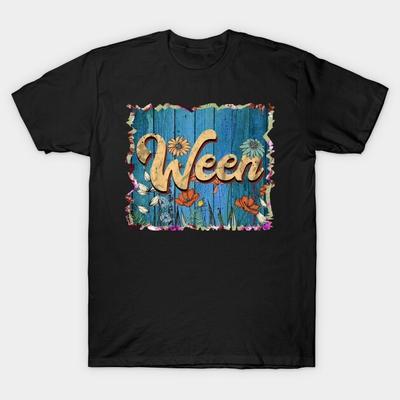 Retro Ween Name Blumen Limitierte Auflage Klassische Styles T-Shirt Kurzarm Alles Unisex T-Shirt