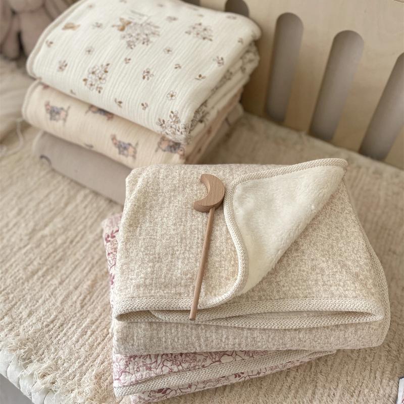 Soft Cotton Newborn Baby Blanket Bedding Quilt Cover Thicken Fleece Baby Blanket Newborn Receiving Blanket Babies Accessories