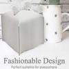Tissue Box Cover Holder Square Pu Leather Facial Tissue Box -camel