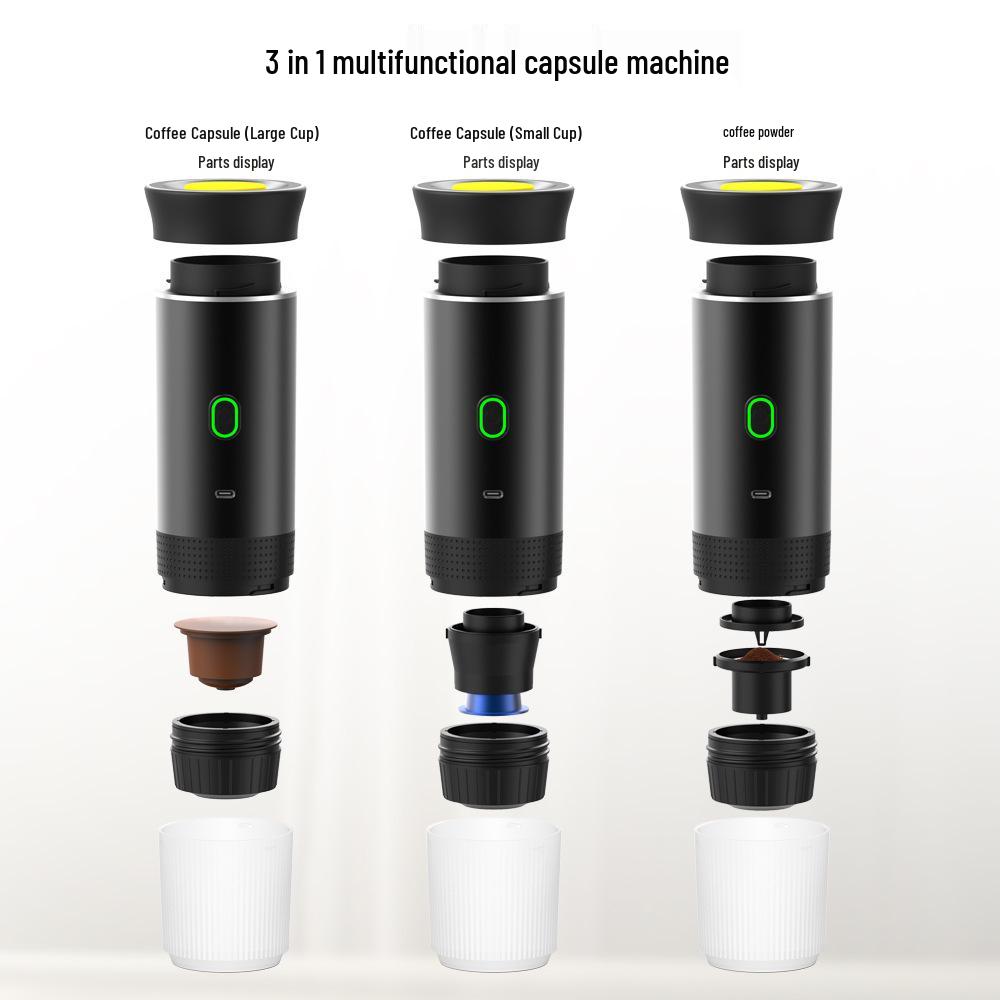 Wireless Portable Electric Capsule Coffee Maker for Americano & Espresso