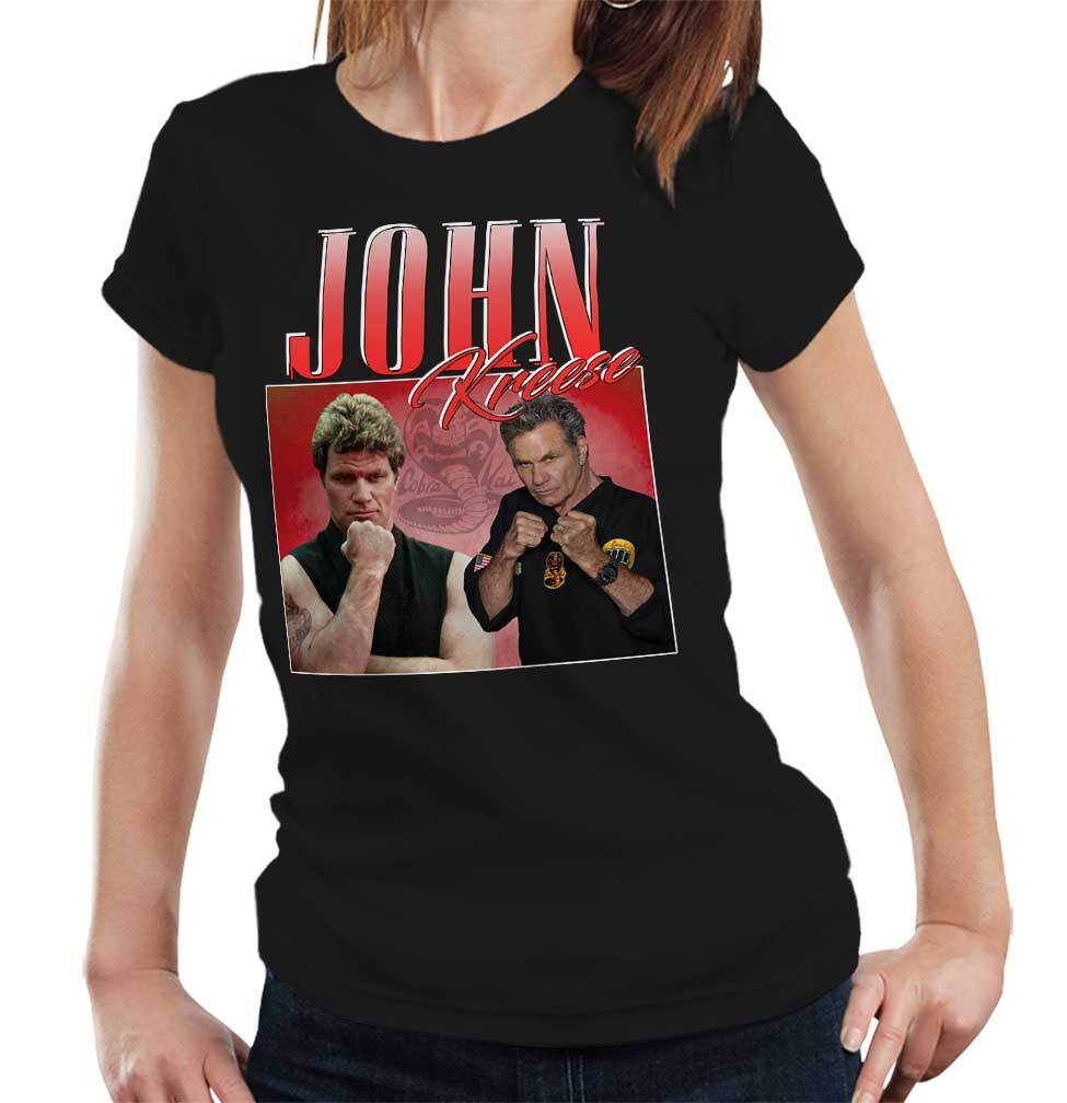 Футболка John Kreese Appreciation, полуприлегающая женская, Karate Kid Cobra Kai 2XL
