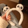 Kawaii Plush Headband Cartoon Makeup Headwear Exquisite Panda Hair Hoop  Daily