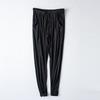 Women's Modal Long Pajama Pants, Japanese Korean Loose Straight Leg Casual Trousers, High Stretch Thin Yoga Loungewear Pants with Pockets