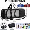 **Multi-Use Mesh Backpack: Beach, Sports, Swimming, Portable Storage**