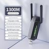 Driver-Free 5G Dual-Band WiFi 6 USB Network Adapter for Desktop Computers