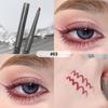 Matte Lying Silkworm Eyeliner Gel Stift Wasserdicht Nicht Verschmierend Schnell Trocknend Augen Liner Stift Teebraun Lidschatten Stift Make-up