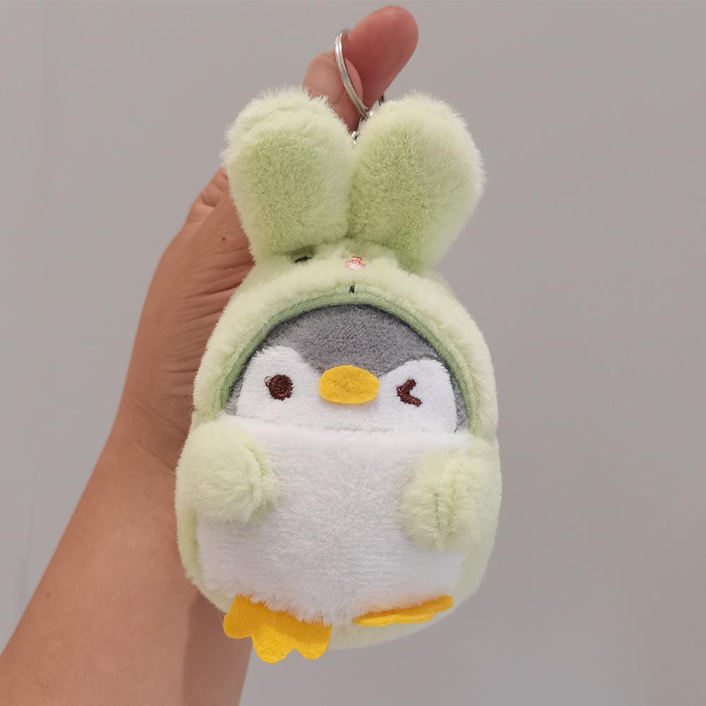 Positive Energy Penguin Plush Doll Pendant Japanese Keychain School Bag Ornament Cartoon Little Doll
