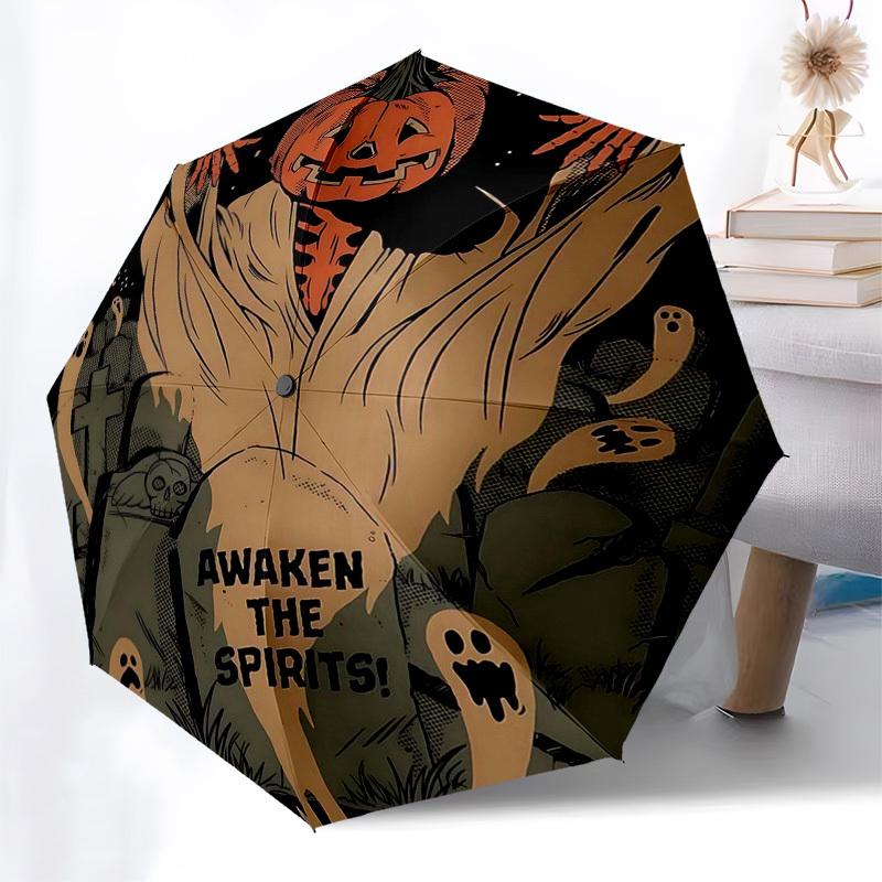

1pc Ben 10 Automatic Opening Umbrella, Portable Tri-Fold Design with 8-Bone Iron Frame, Outdoor for Fans, Travelers, Everyday Use, Ideal Gift for Ben