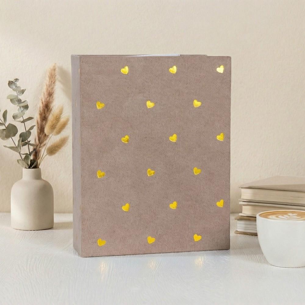 6 Inch 100 Pockets Photo Album Cloth Cover Large Capacity Slip-in Picture Albums Insert Pocket Laminated Photo Storage