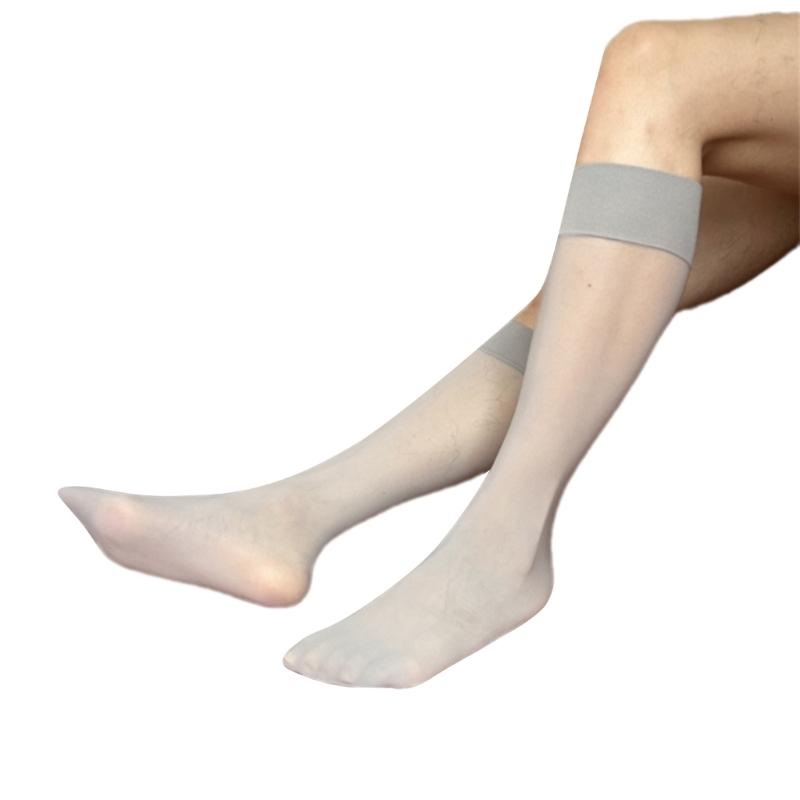 Mens Sheer Business Dress Socks Long Over the Calf Dress or Work Socks Nylon Dress Socks Knee Highs Dress Socks Gifts