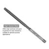 Uxcell Hand 4mm H8 Metric Reamer Drill Straight Blade High Speed Steel Tool for Enlarging Holes In Metal and Wood Reamer, Bit, (HSS)