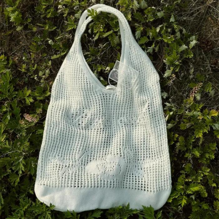 Baie oud crochet knit bag