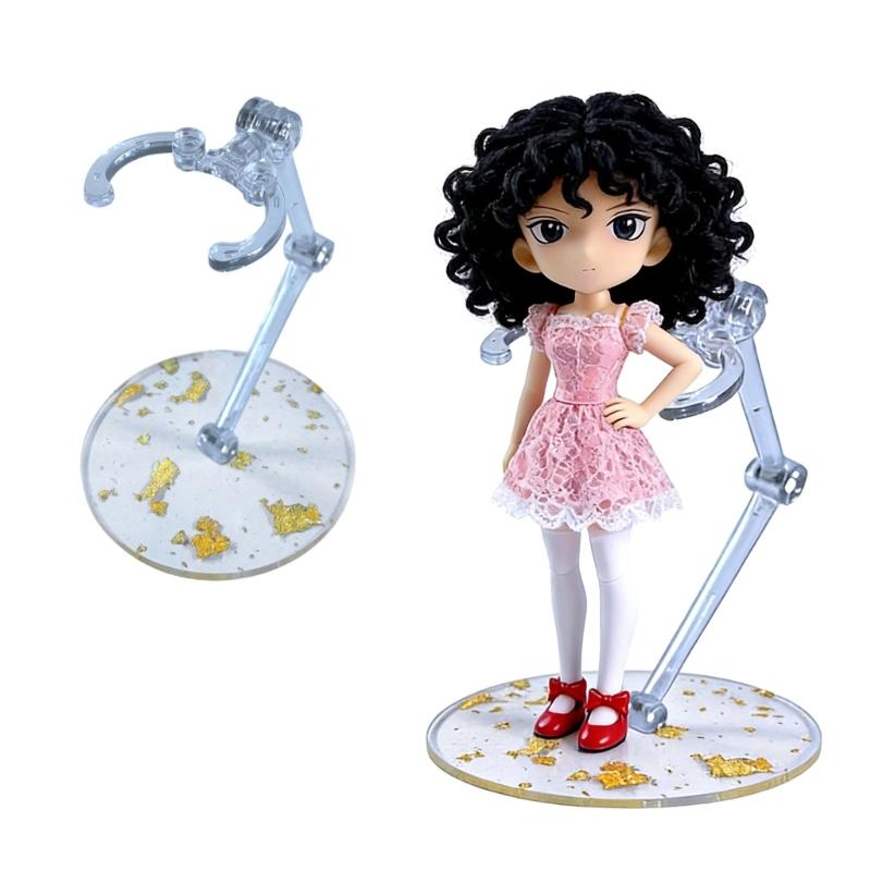 2Pack Plastic Model Figure Display Stand Base For Action Figure Doll And Collectibles Stable Support Organizing Holder