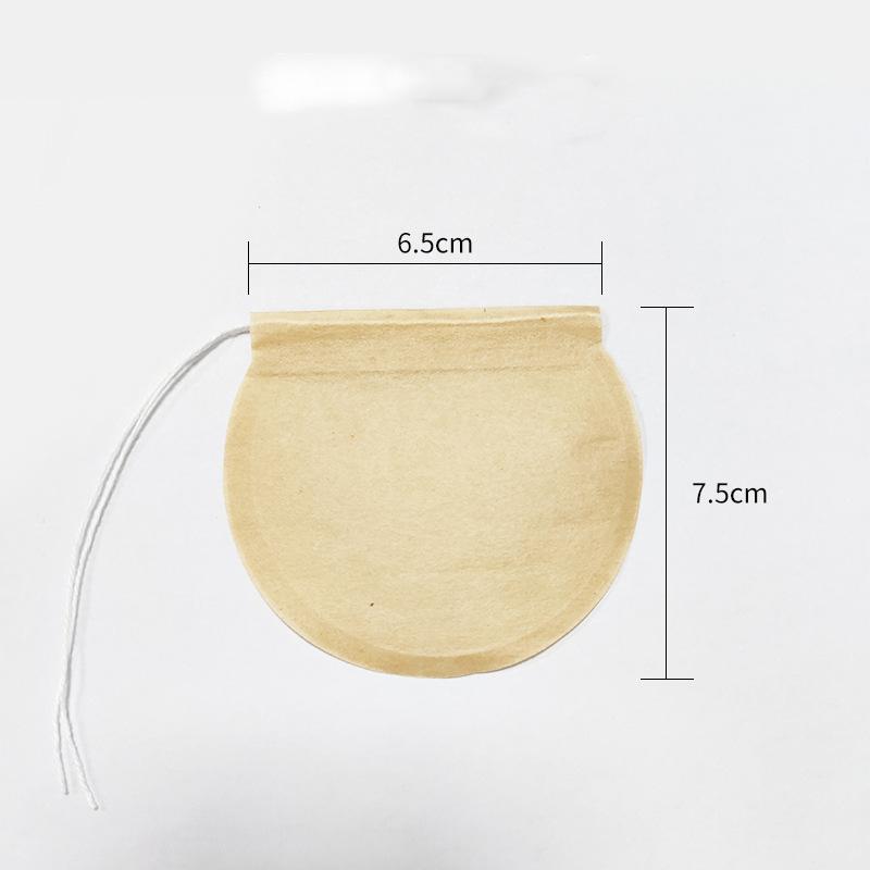 50/100PCS Round Filter Paper Tea Bag Disposable Tea Bags Food Grade Non-woven Fabric Spice Filters Bag Kitchen Filters Teabags