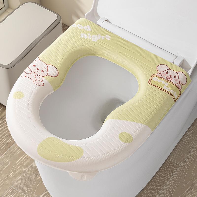 Toilet seat cushion household toilet large 8-shaped four-season waterproof Eva gourd-shaped waterproof pad