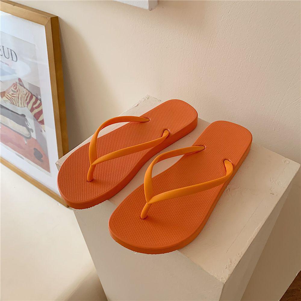 Korean Style Casual Women's Non-Slip Flip-Flops for Summer Beachwear