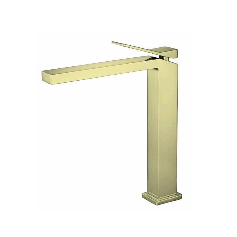 New Basin Faucet Bathroom Hot Cold Brush Gold Sink Mixer Crane Decked Single Lever Black Tap Mixer Brass Water Faucet