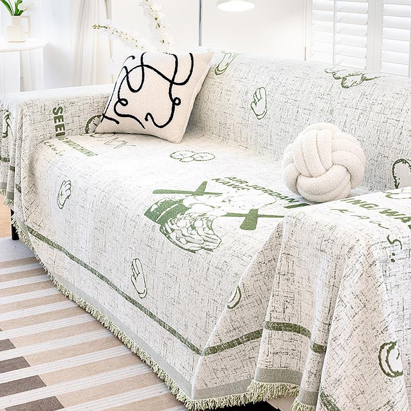 

Chenille Sofa Towel Four Seasons Universal Sofa Cover Dust Proof One Piece Living Room Cloth Cushion All Inclusive 180*130cm