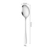 Stainless Steel Long Handle Soup & Dessert Spoon with Round Point – Western Tableware Series 1010