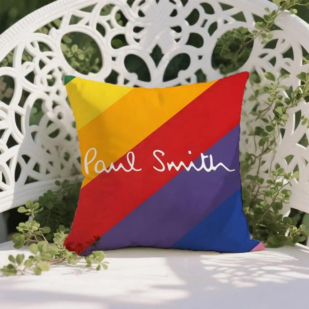 

Popular P-Paul Of Cool Smith-B Pillow Case Anti-dustmite Pillowcase Invisible Zipper Silky Short Plush Sofa Cushion Cover 12x12Inch
