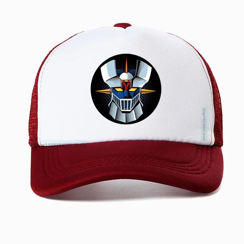 Unisex summer Dad hat Anime Mazinger Z baseball cap Für Männer Design Kurzarm Mode Benutzerdefinierte Plus Cartoon Camiseta hats