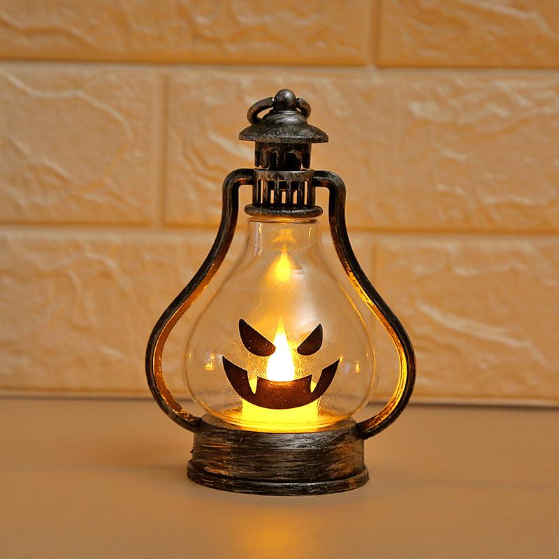 Halloween Decorations Children's Portable Pumpkin Lantern Kindergarten Decoration Bar Pendant Atmosphere Layout Props