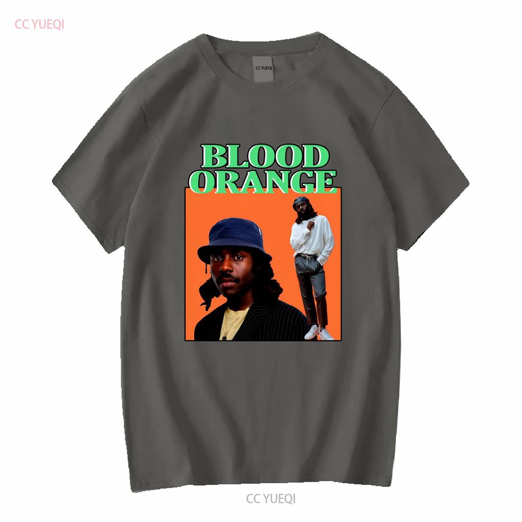 Blood Orange Dev Hynes Klasické tričko Těžká bavlna vintage Prané Unisex Ležérní Všestranné Prodyšné pánské streetwear Mírně