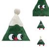 Plush Christmas Tree Ornament Cushion With Snowtop Design For Festive Decor And Gift Giving
