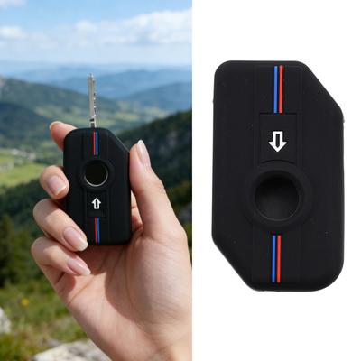 For BMW R1200GS LC ADV R1250GS GSA F800GS Adventure S1000XR F750GS F850GS Silicone Remote Key Fob Keychain Ring Shell Case Cover