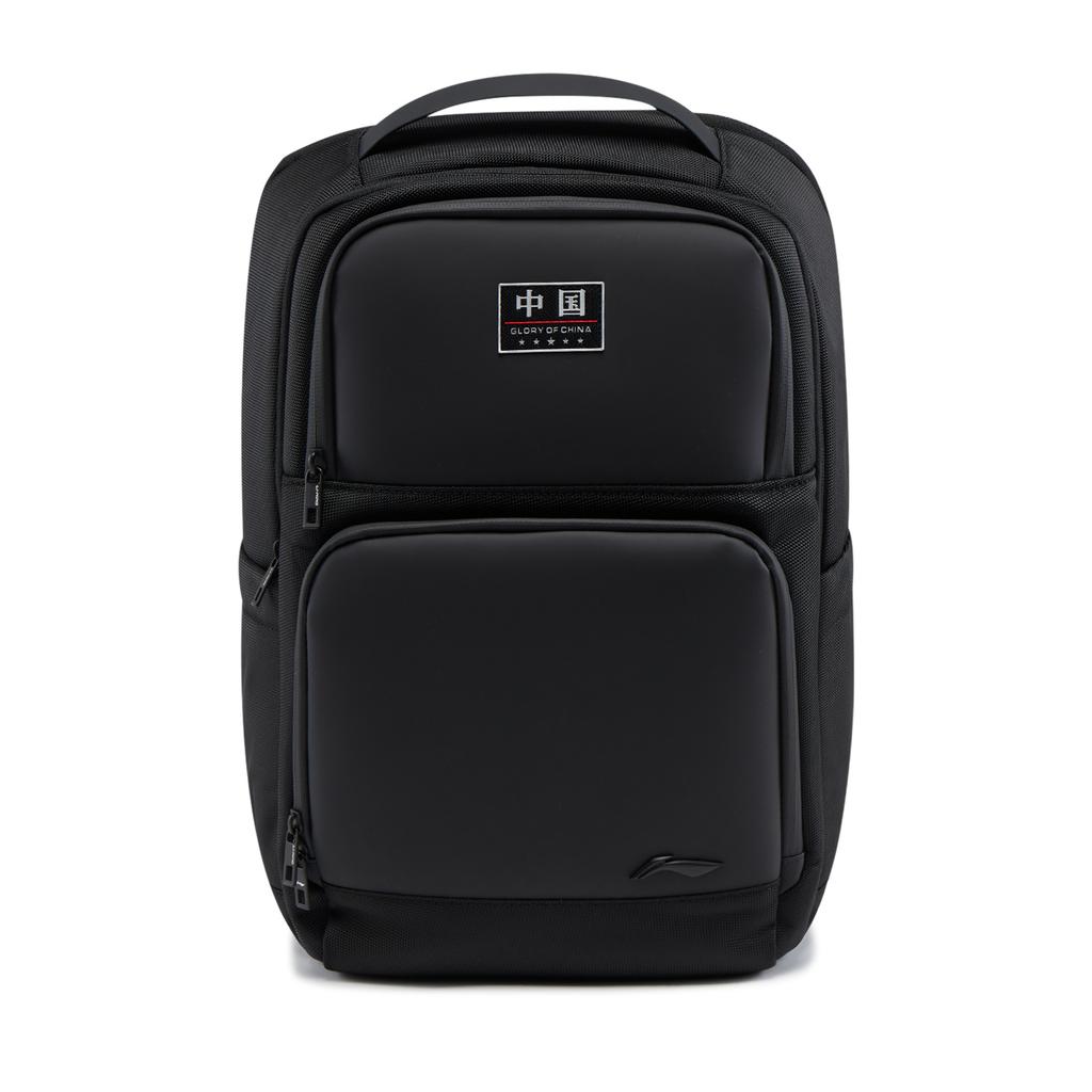 Li Ning Glory Series Polyester Backpack Unisex Black ABSV499-1