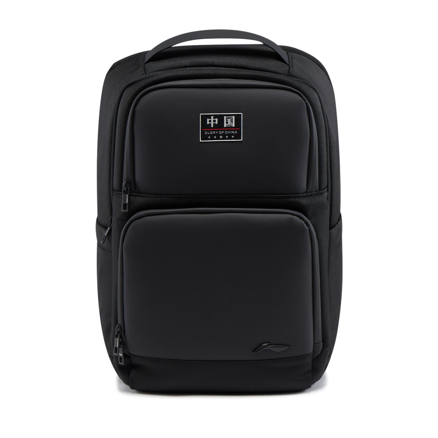 Li Ning Glory Series Polyester Backpack Unisex Black ABSV499-1