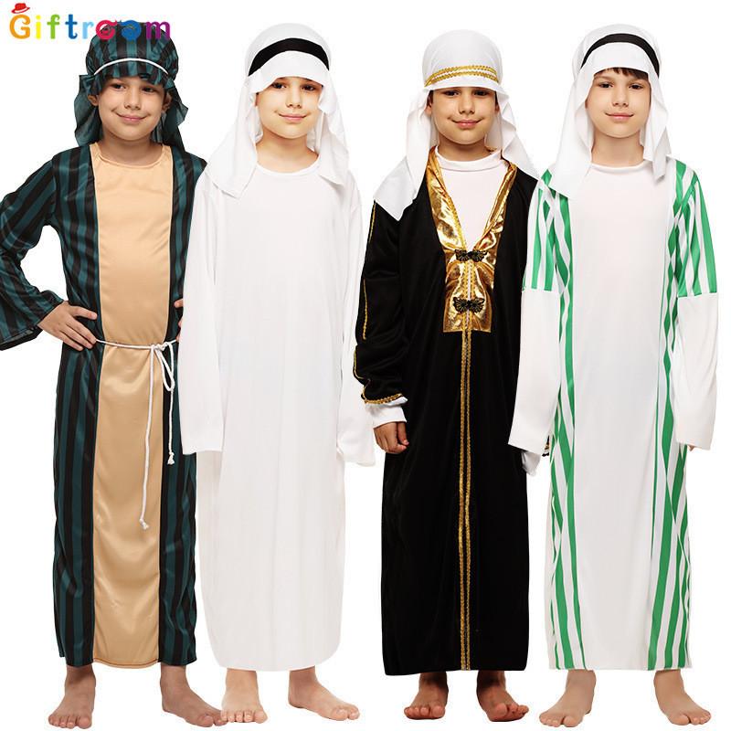 Dazzling Aladdin Prince Costume For Children Comfortable Polyester Fabric For Occasions All