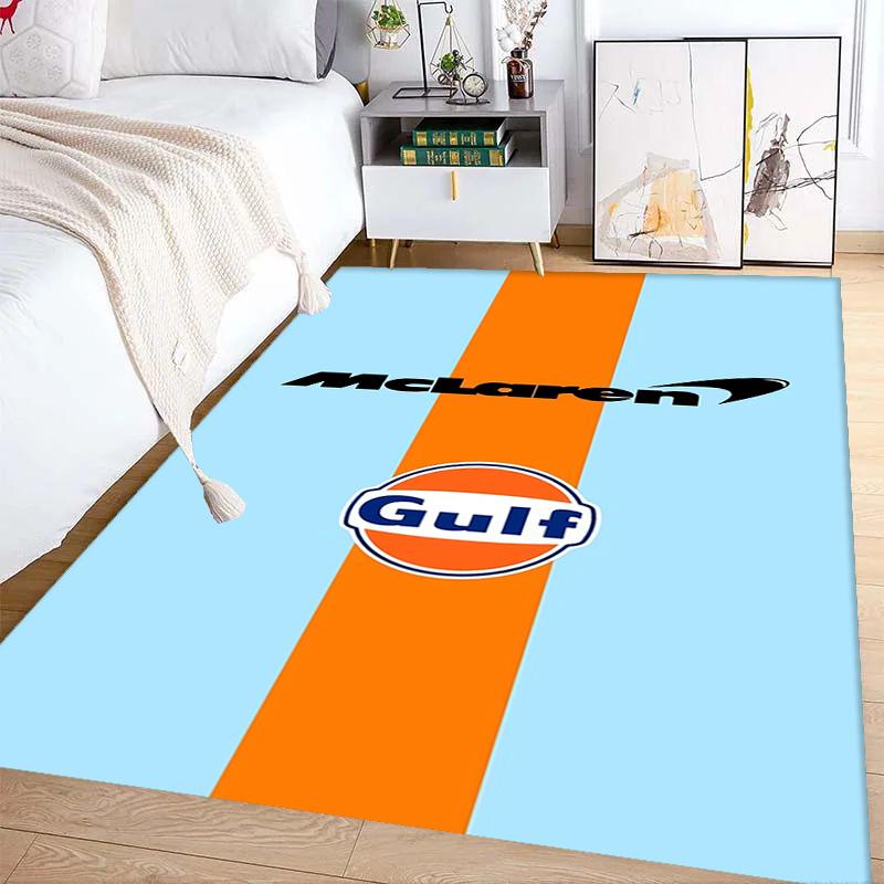 McLaren Gulf Heritage Carpet Suitable for All Seasons Home Decor Room Doormat Protective Pad