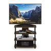 Furinno Econ Compact TV Stand Colombian 4 Tier Assembly Type Walnut/Black