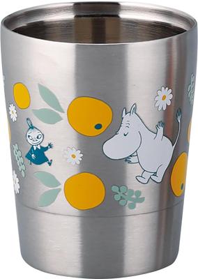 Mumin Par Rostfritt Stål Små Tillverkade i Japan Japanska Yamaka Dubbelsidiga Tumlare, (260ml) (Mumin/Lilla My) (Kropp Kina, Målning), Gåva,
