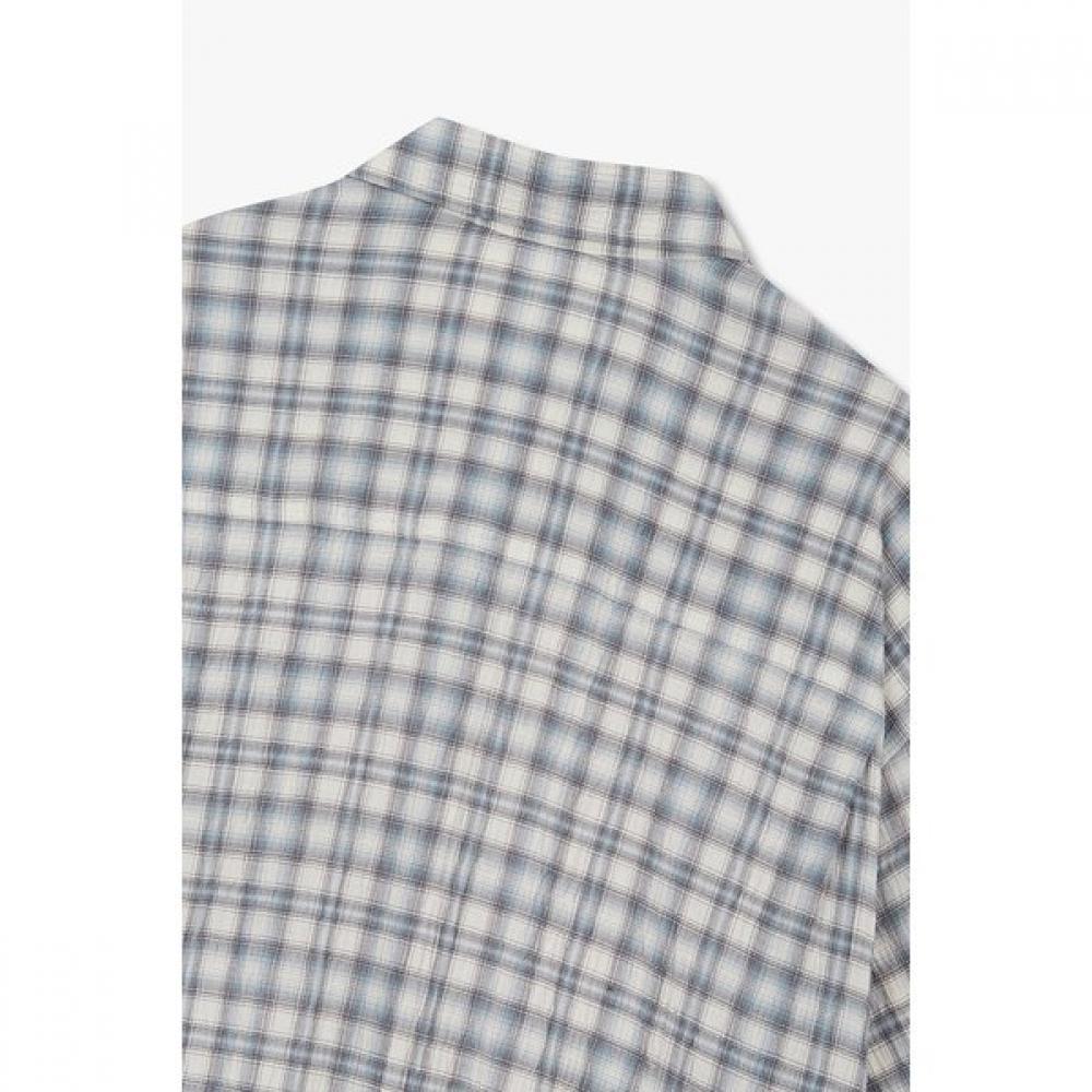 Studio Tomboy Oversized Check Short Sleeve Shirt 9176221989ar