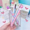 Korean Style Cute Transparent Pen Holder - Creative Desktop Stationery Organizer
