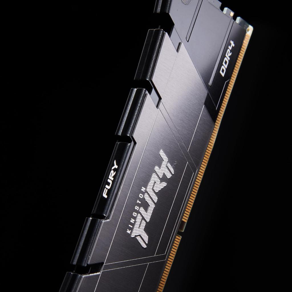 Kingston FURY Desktop PC DDR4 32GB x Kingston FURY Renegade 2023 CL18 Lifetime Warranty Memory, 3600MT/s, 2, Model, KF436C18RB2K2/64,