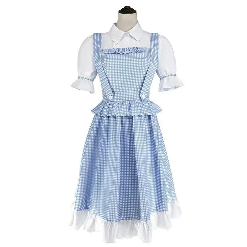 The Fifth Personality Little Girl Interpretation Star Dorothy Clothing Suspender Skirt Plaid Dress
