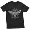 Surreal Death Moth Sacred Geometry Gothic T-Shirt