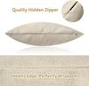 Pillow Cover Gray Modern Retro Snowflake Christmas Tree Square Linen Home Decoration Cushion Cover Outdoor40X40 45X45Cm