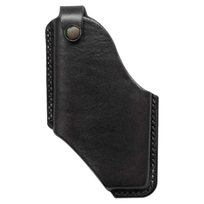 Leather Cell Phone Holster Retro Sheath with Belt Loops Mobile Phone Belt Cover for Mens Outdoor Waist Hanging Belt