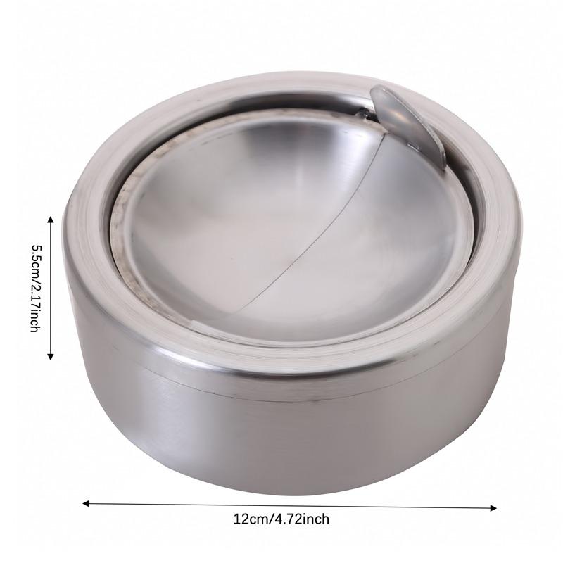 Creative Ashtray Household Stainless Steel Funnel Ash Proof Personalized Multi Function Office Indoor Outdoor Accessorie