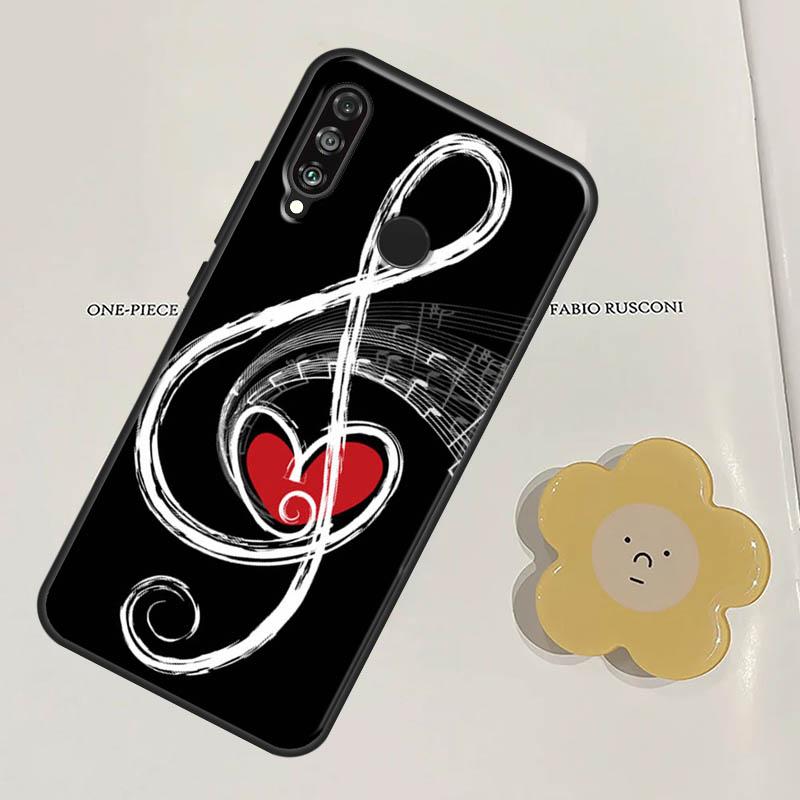 Musiknotensymbol Klavier Für Huawei Nova Y60 Y70 Y90 Y61 Y91 3i 7i 8i 11i Nova 9 10 SE 11 Pro P20 P40 P30 Lite Hülle