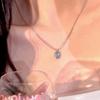 Hypertherm Blue Necklace Women's New Summer Light Luxury, Niche High-end, Simple and Versatile Temperament, No Fading Pendant