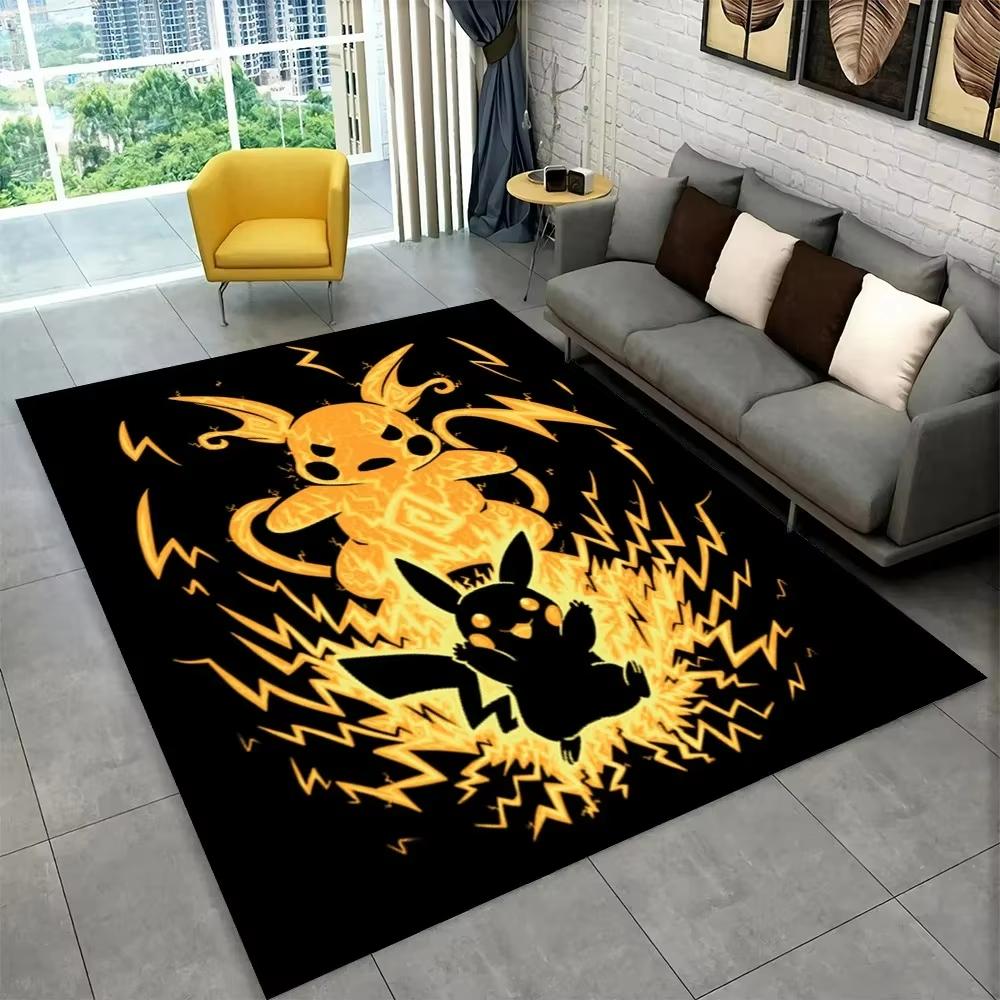  Pokemon Eevee Carpet for Living Room Decor Sofa Mat Man's Cave Bedroom Bedside Rug Coffee Table Mat Lounge Floor Mat