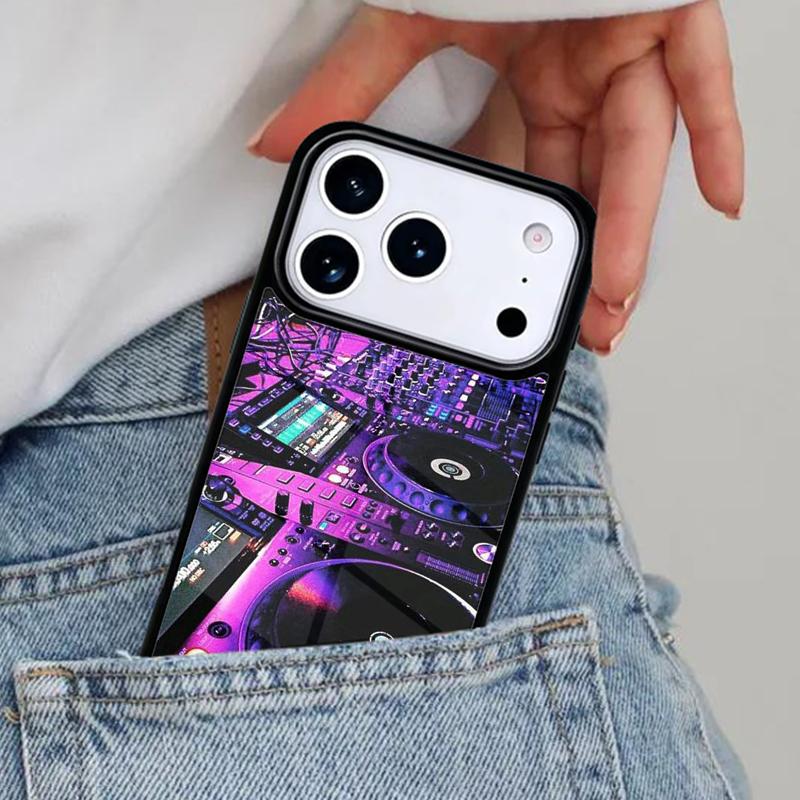 Ddj Dj Musik weiche Handyhülle für iPhone 16e 15 14 13 12 17 Pro Max Plus Air 17pro Hülle Coque