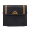 Old Dior Shoulder Bag Vintage Black Leather Women Used