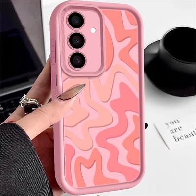 Stripe Pattern Phone Case For Samsung Galaxy S25 Edge S24 S23 S22 Ultra S24 FE A55 A54 A15 A35 A25 A16 A26 A36 A56 5G Soft Cover
