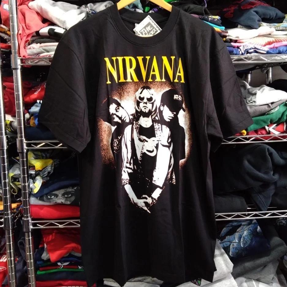 

Футболка группы Nirvana XL Двусторонний принт Гранж Рок Япония Новая Неиспользованная Тяжелая S